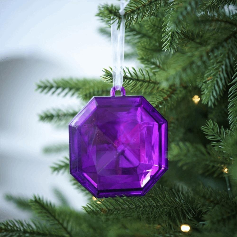 Multicolor Christmas Tree Pendant Color Glitter Christmas Hanging Decoration Festival