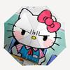 1pc Hello Kitty Automatic Opening/Closing Umbrella with Foldable Design, 8-Rib Iron Frame, Outdoor Use, Perfect Gift for Fans, Travelers, Daily Use, S
