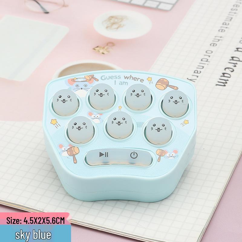 Mini Whack-a-Mole Puzzle Keychain: Creative Stress-Relief Gift