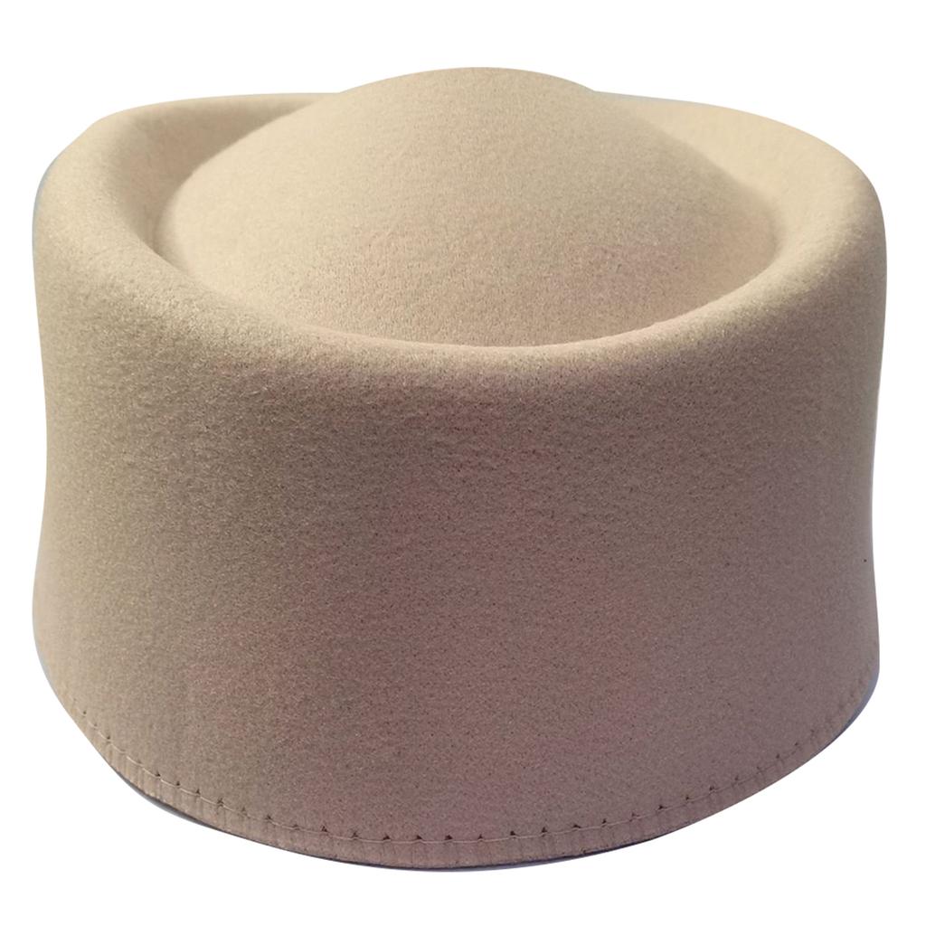 Classic Fedora Hat Fascinator Base Pillbox Hat Top Hat Millinery Hat for Dinner Outdoor Casual Wear