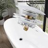 Reliable Metal Bathtub Drain Plug Press-to-Seal Mechanism Bathtub Drain Stopper Odor & Blockage Protections Double Alloy