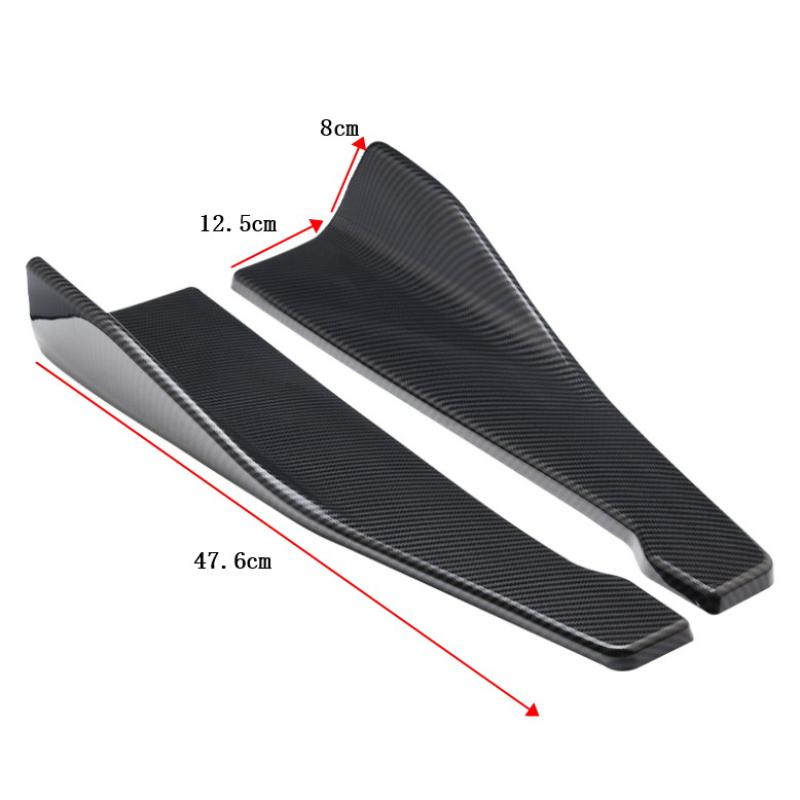 Universal Car Front Rear Bumper Strip Lip Spoiler Diffuser Splitter Scratch Protector 48Cm Length
