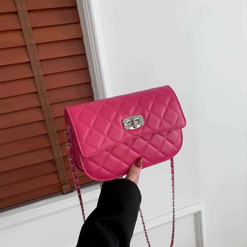 Chic 2024 Fashionable Pu Leather Crossbody Bag For Women Casual Small Shoulder Bag