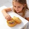 Realistic Steamed Bun Squeeze Toy Soft Slow-Rising Fidget Toy for Stress Relief Portable Cute Desk Decor for Home Office Party Favors