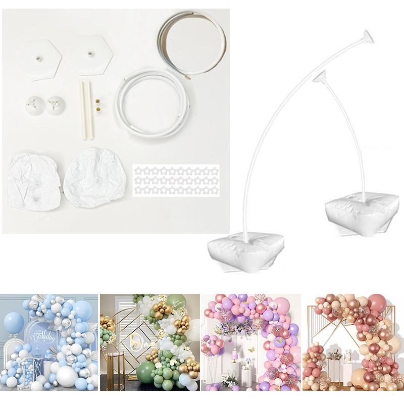 Balloon Arch Kit Adjustable Balloon Arch Stand Balloon Arch Column Frame For Wedding Baby Shower Birthday Photo Backdrop Decor