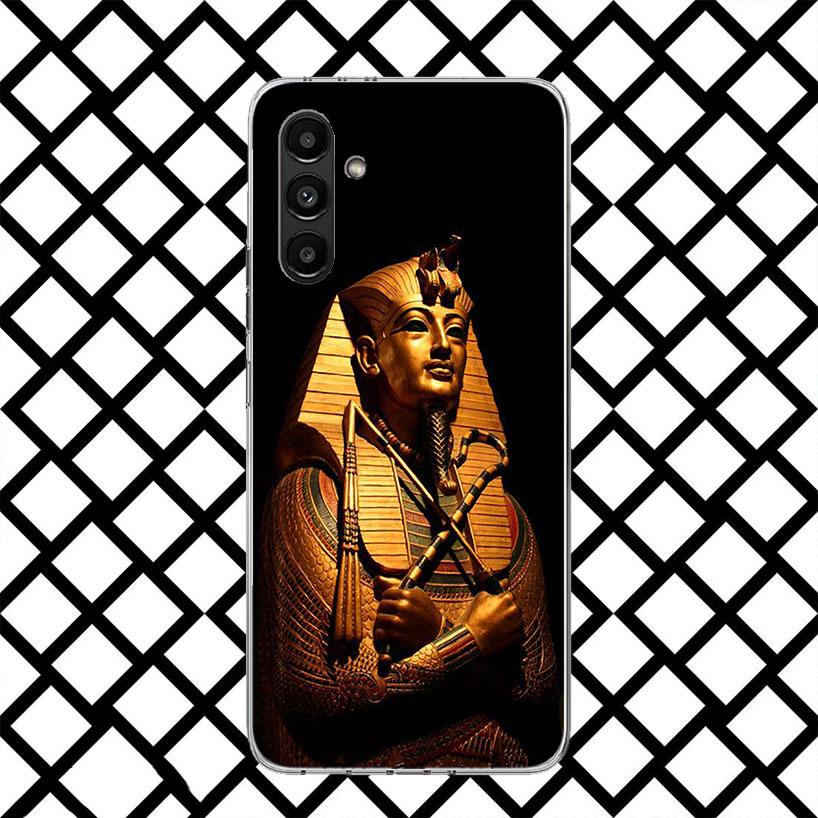 Egypt Nefertiti Anubis Pharaoh Phone Case for Samsung Galaxy A17 A37 A57 A16 A26 A36 A56 A15 A25 A35 A55 A14 A24 A34 A54 A13 A23