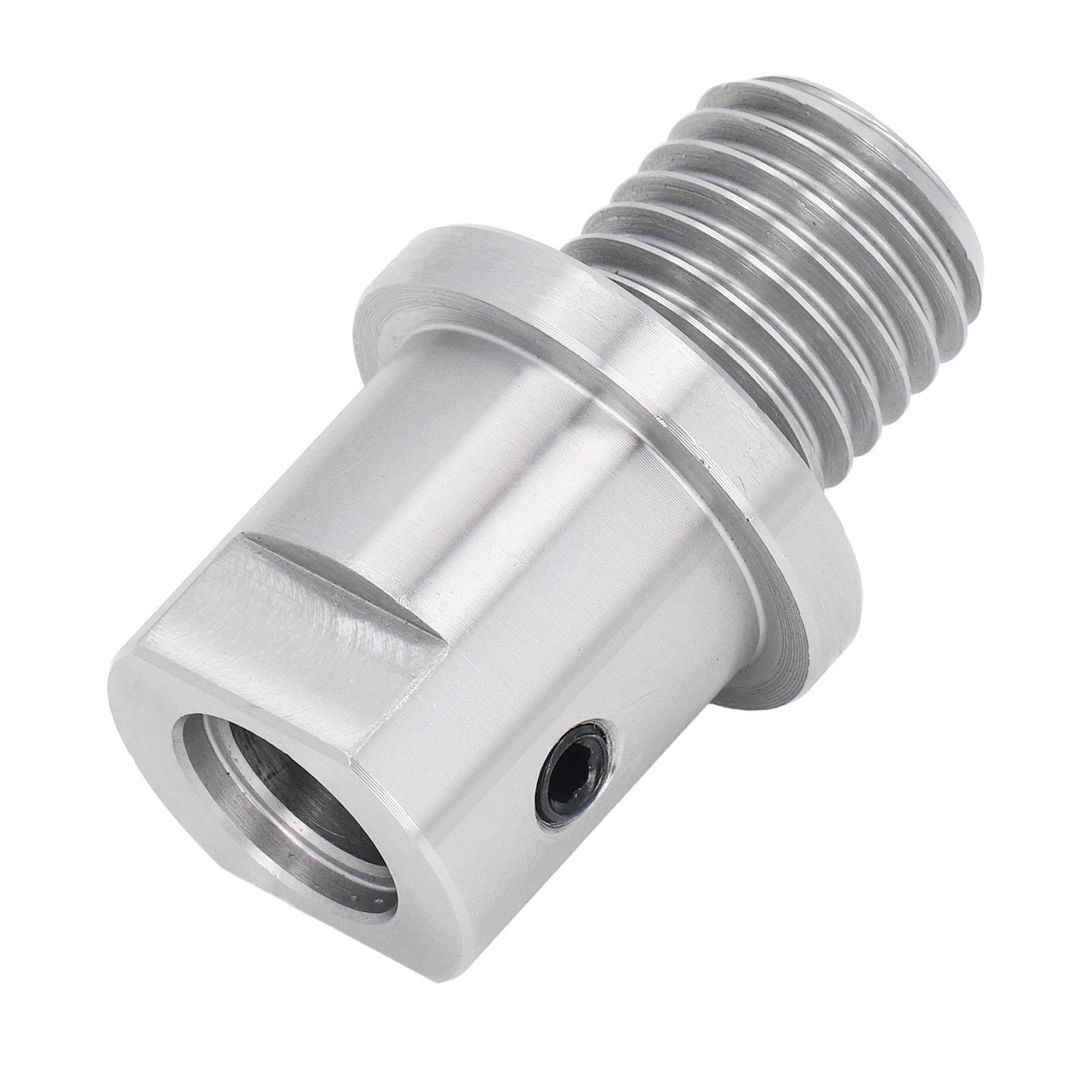 

Lathe Headstock Spindle Adapter Compact Woodworking Lathe Headstock Spindle Adapter Sturdy 1inx8TPI Male Thread for Faceplates
