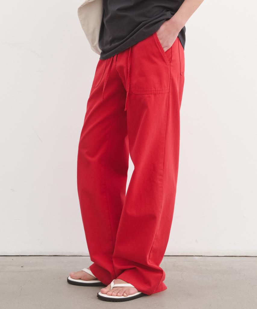 POSZER Fatigue Drawstring Pants (Red)
