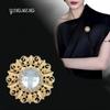 Elegant Rhinestone Brooch: Fashionable Clothing Knot Pin and Decorative Buckle