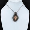 Copper Pink Opal Pendant Copper Wire Wrapped Gemstone Pendant Handmade Pendant Copper Wire Wrap Jewelry Latest Design Pendant Gift For Women