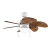 Cecotec Ceiling Fan with Light EnergySilence Aero 365 White&;Wood