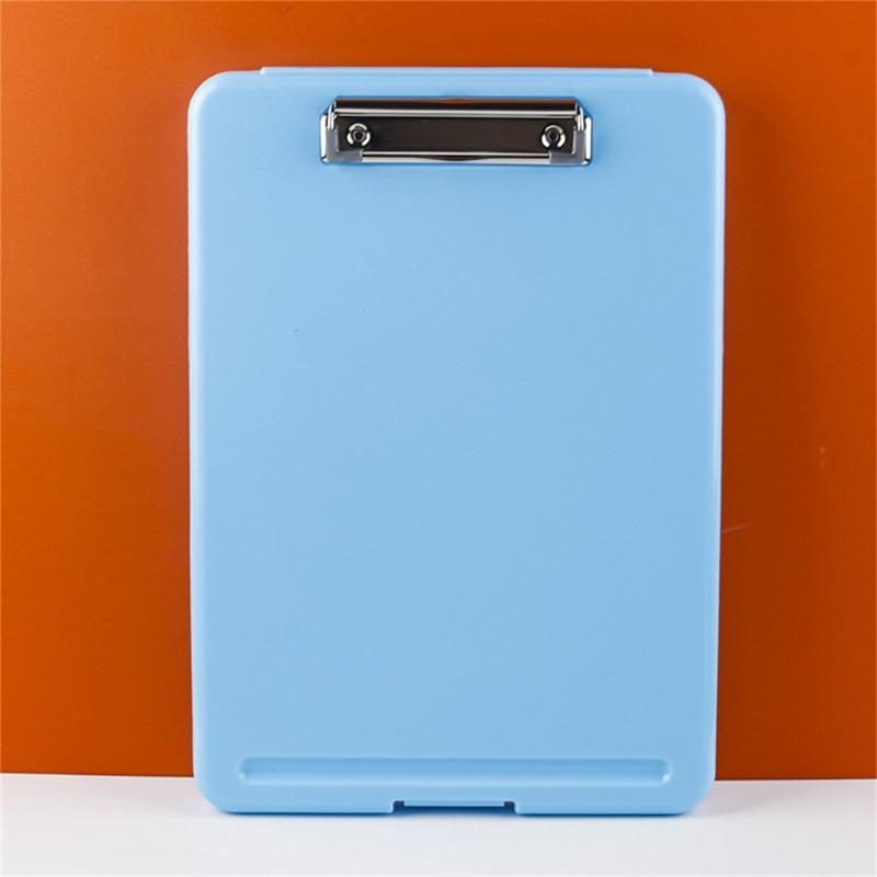 Dosar multifuncțional cu clipboard, organizator de fișiere impermeabil, cutie din plastic, bloc de scris pentru elevi, profesori și școli