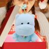 Soft Hippo Stuffed Toy PP Cotton Cartoon Hippo Doll Bell Hippo Plush Toy  Home Decor