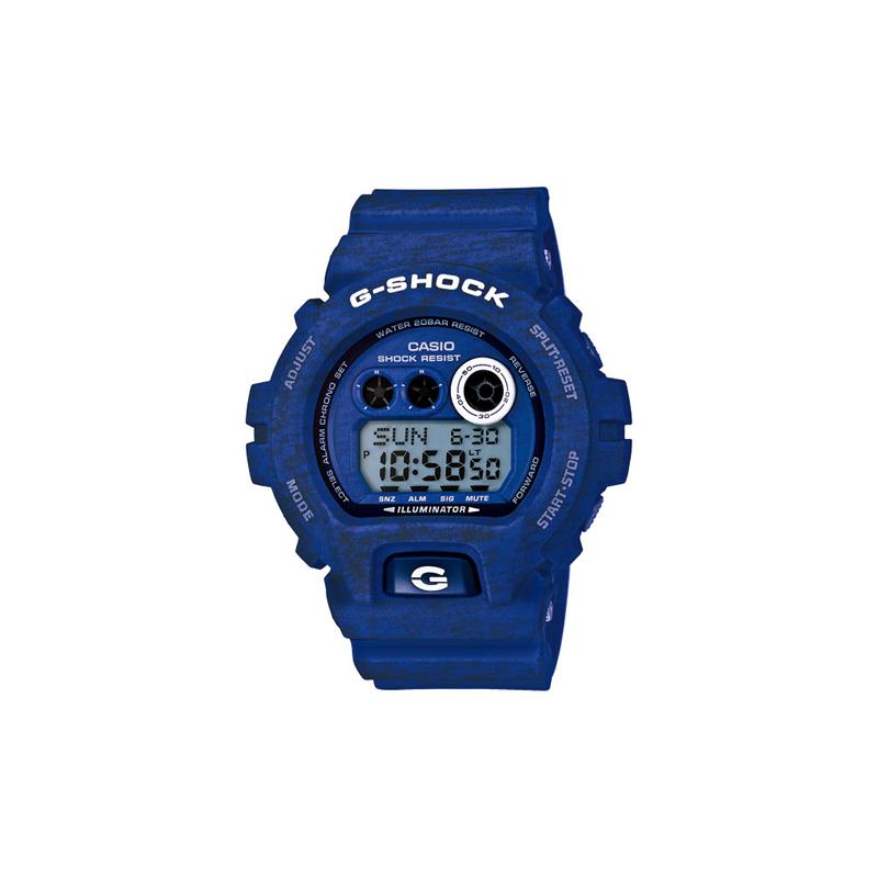 

Casio G-SHOCK theme series 200 meters waterproof quartz movement resin strap Japanese and Korean watch men s watch blue dial GD-X6900HT-2 синій