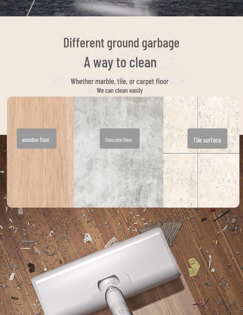 Cordless Multifunctional Handheld Vacuum Cleaner for Household, Carpet, Bedroom - Rechargeable Dust Cleaner