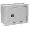Arregui ideal 5 271340 coffre-fort à emmurer, 5mm, ouverture à clé, moyen 28 x 38 x 20 cm, 14 l gris clair
