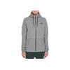 Nike Kangaroo Pocket Logo Patch Hooded Sports Jacket Men Jackets Gray 835858-091