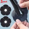 2PCS Universal Car Wiper Arm Bottom Hole Protector Cover Windshield Wiper Dustproof Cover Silicone Cap Anti-dirt Car Accessories