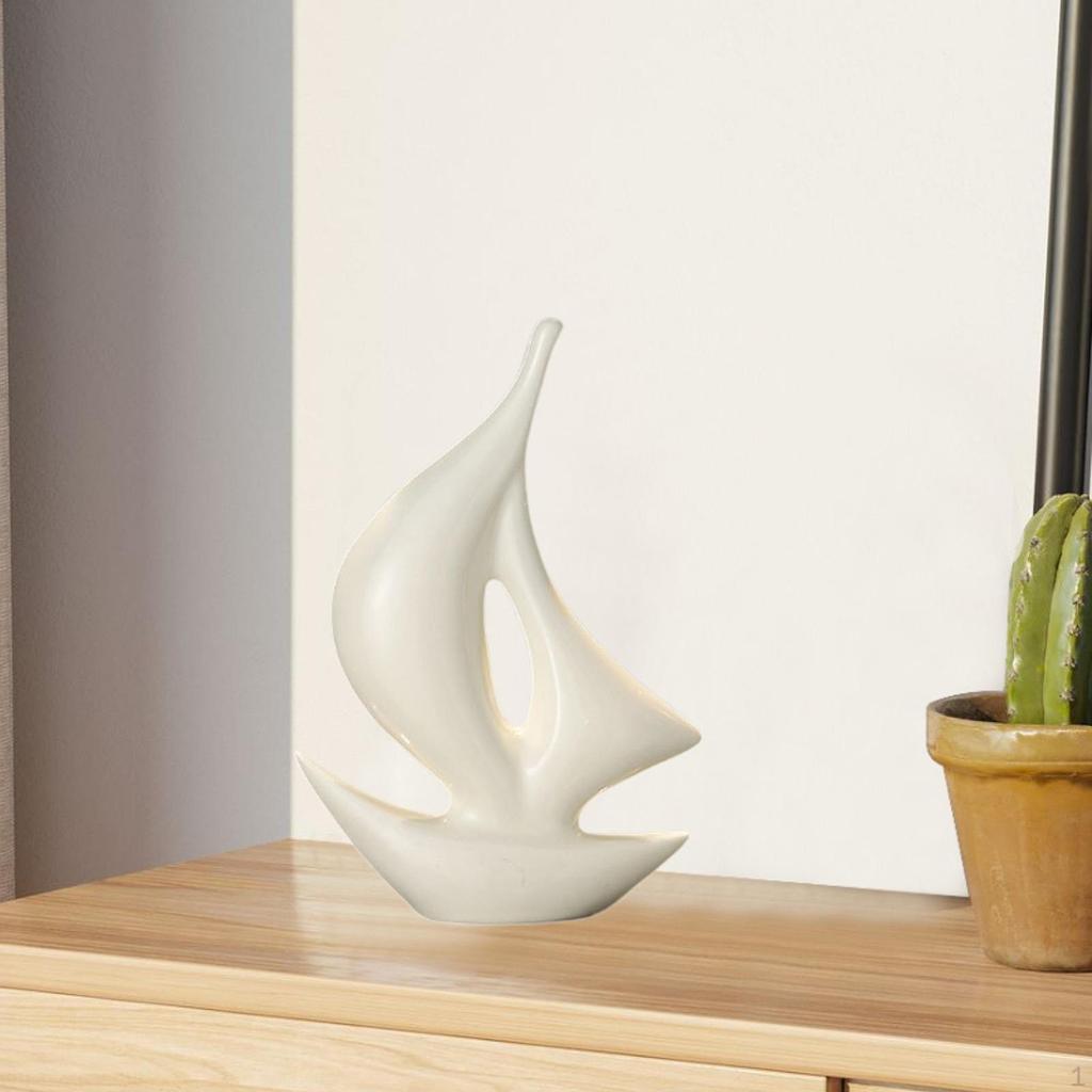 Sailing Boat Decor Modern Sculpture Decorative Birthday Gift Ship Statue,Sailboat Figurine