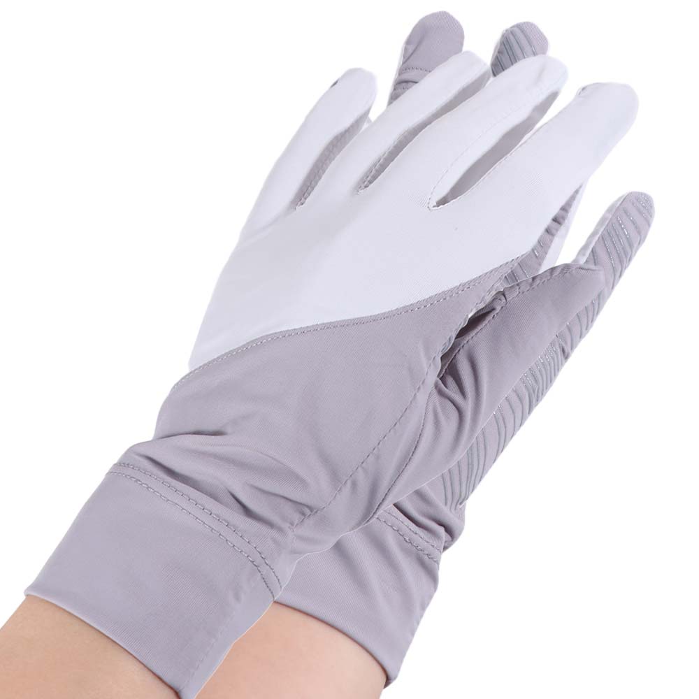 Elastic  Ice Silk Gloves Ice Silk Cycling Driving Gloves  Running Sports