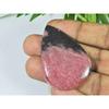 34X46X05MM Natural Red Rhodonite Quartz Pear Cabochon Loose Gemstone SK-3748