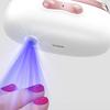 4-in-1 Auto Electric Nail Trimmer Clipper - Nail Grinder Polisher with UV LED Lamp, Portable Manicure Pedicure Cutter