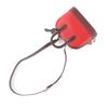 Ausgezeichnete COACH Handtasche Revel Colorblock Tasche Rotes Leder Damen CC412 Gebraucht