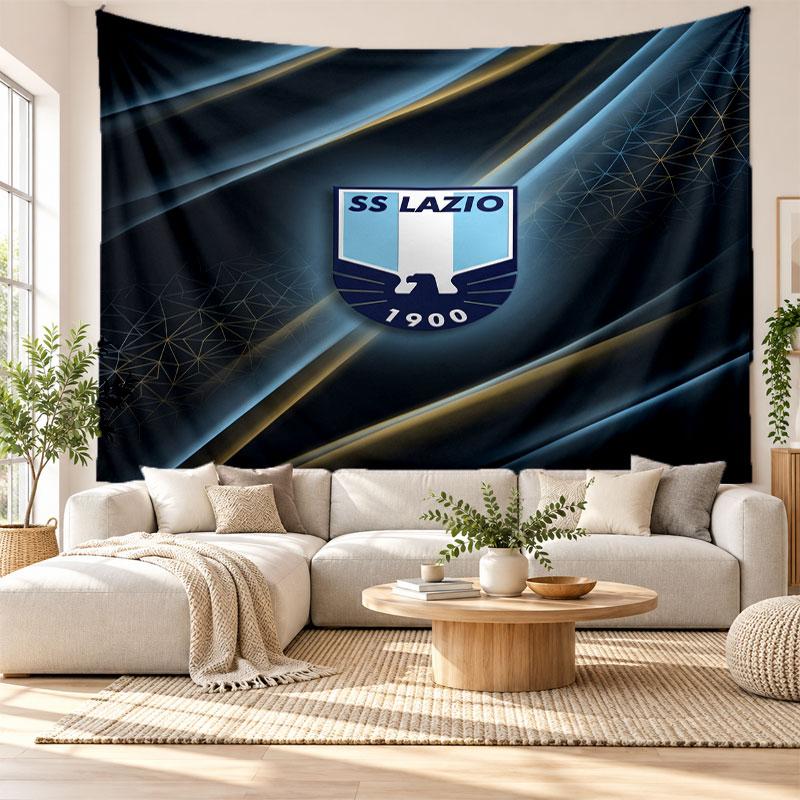 Lazio FC Wall Tapestry, Soft Fabric Wall Hanging, Decorative Backdrop For Bedroom Home Wall Art