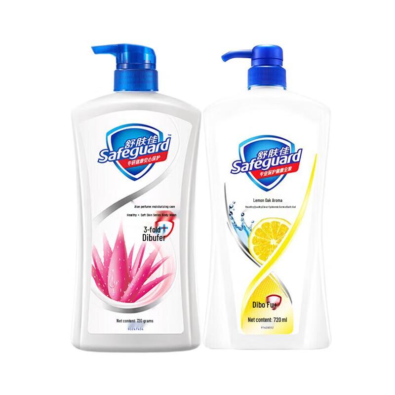 

Safeguard Aloe & Lemon Moisturizing Shower Gel Duo Pack