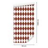 Harlequin Diamonds Wallpaper Red and White for Living Room and Bedroom 50x1000