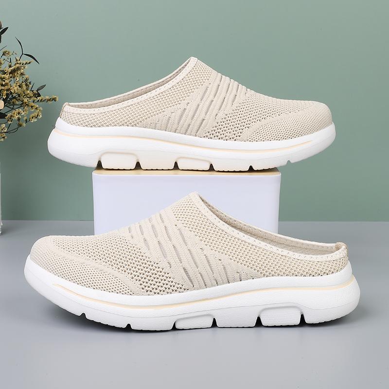 35-48 Męskie kapcie wewnętrzne Męskie półkapcie Letnie siatkowe metry-oddychające męskie czarne buty Mueller