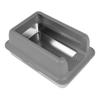 Stainless Steel Litter Box Anti Splashing Easy To Clean High Sides Enclosed Cat Litter Box for