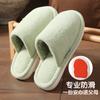 Thickened cotton slippers, plush warm and non-smelly in winter, foot models, thick bottom non-slip home indoor soft bottom in winter