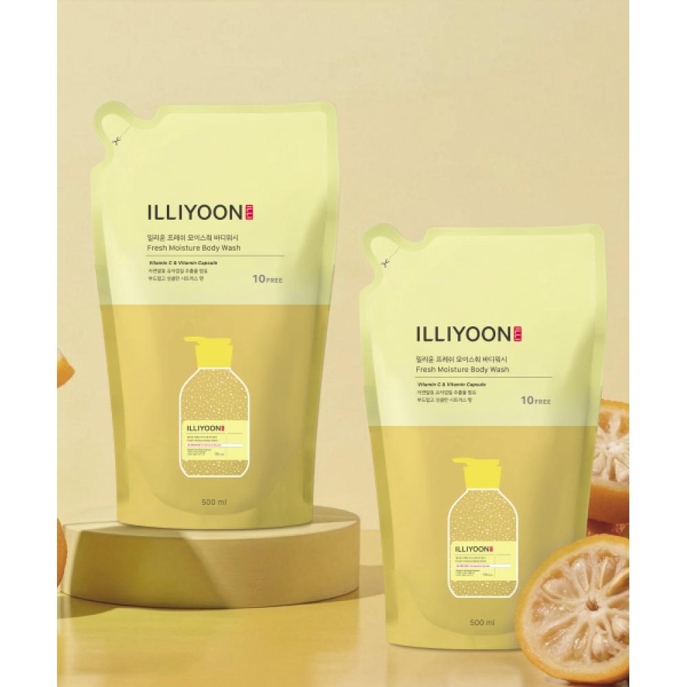 Illiyoon Fresh Moisture Body Wash Refill 500ml 2 Pack NONE