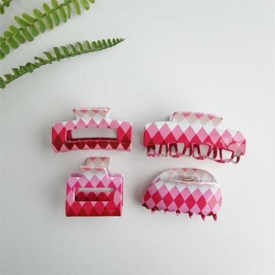 Women's Zigzag Primary Color Gradient Acid Hair Clip (S8490004)