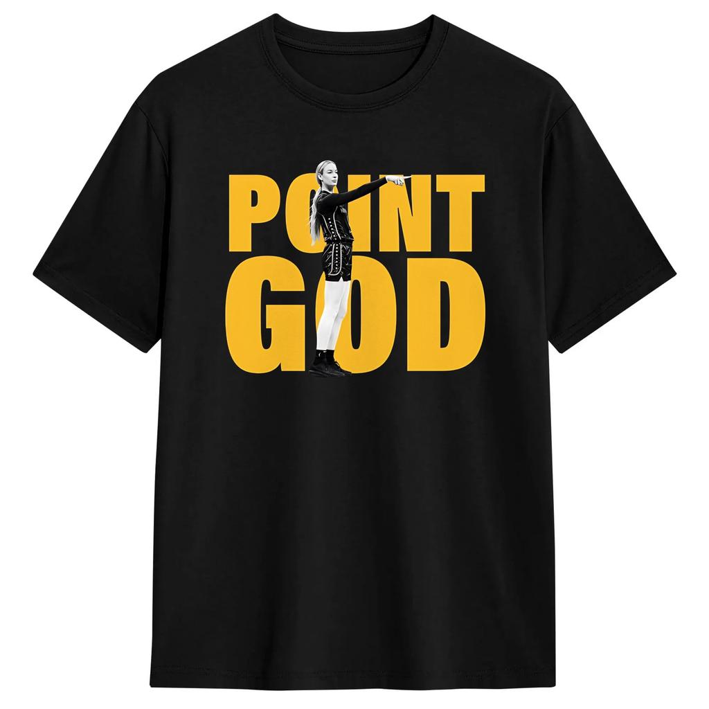 Oversized T-Shirt Summer Sophie Cunningham Point God Signature T Shirts 100% Cotton Tshirt for Men's Y2K Short Sleeve Tops