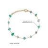 Colorful Exotic Style Stainless Steel Bracelet with Black Beads - Trendy Jewelry for Girlfriends