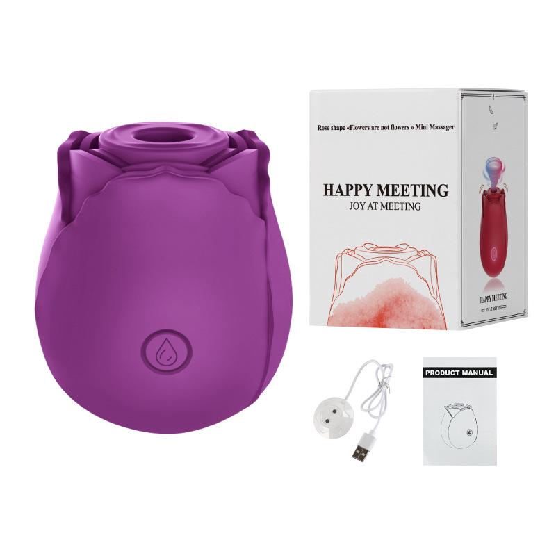 Rose Multi-Frequency Vibration Breast Enhancement and Teasing Device