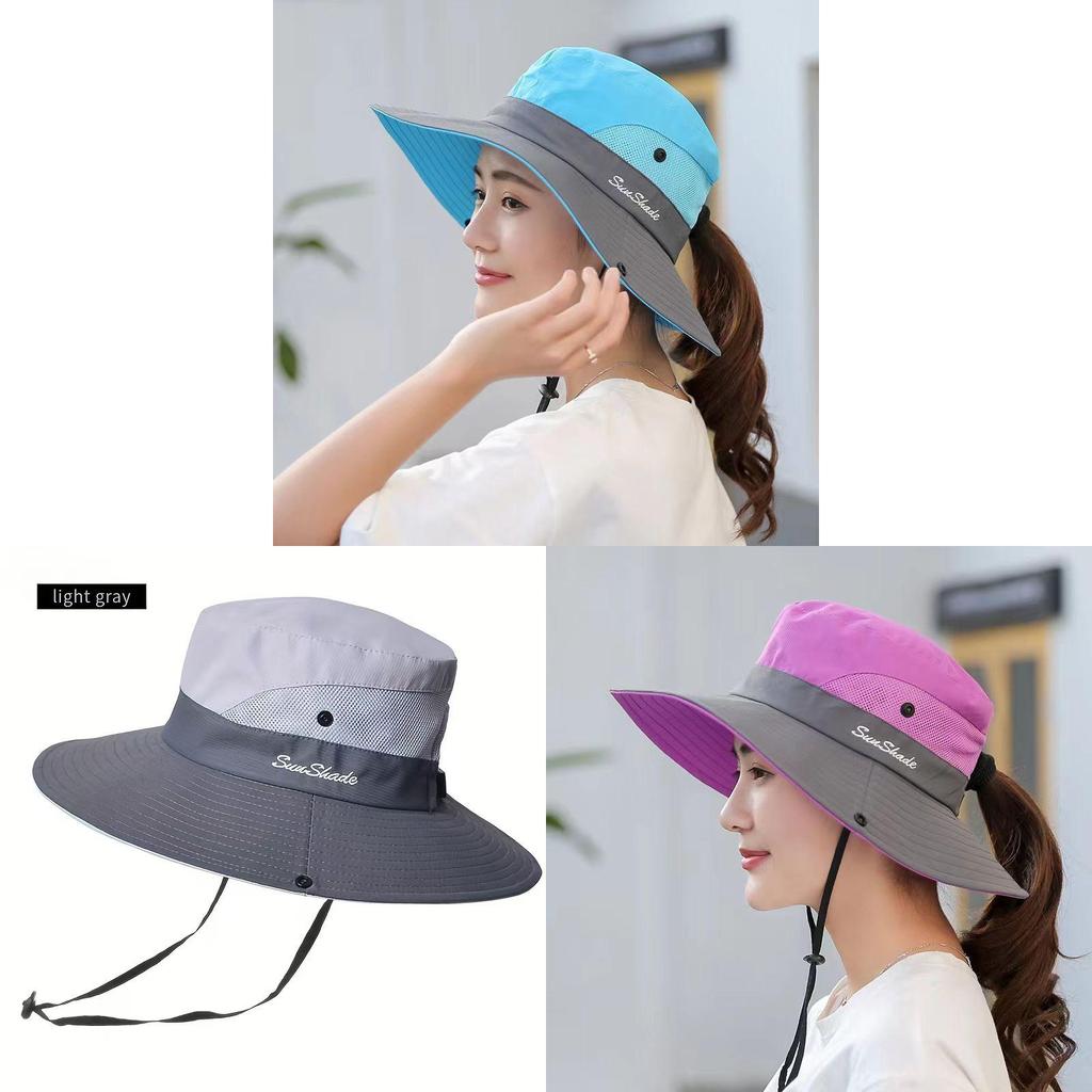Outdoor Sun Hat For Women With Wide Foldable Sun Protection For Hiking And Travel