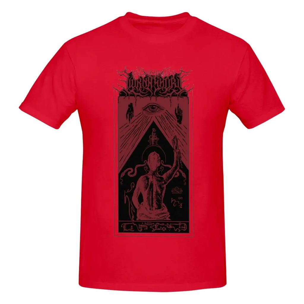 Summer Harajuku  Men's Lorna Shore Immortel Rock T Shirts Pure Cotton Clothing Fashion Short Sleeve Crew Neck Tee Shirt Big Size