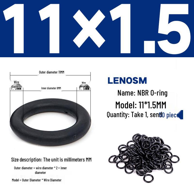 High-Pressure NBR Nitrile Rubber O-Ring Seal - Wear & Oil Resistant