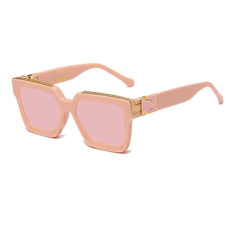 New Large Frame Square Sunglasses Women's Brand Designer Fashion Sun Glasses Men's Outdoor Driving Eyewear UV400