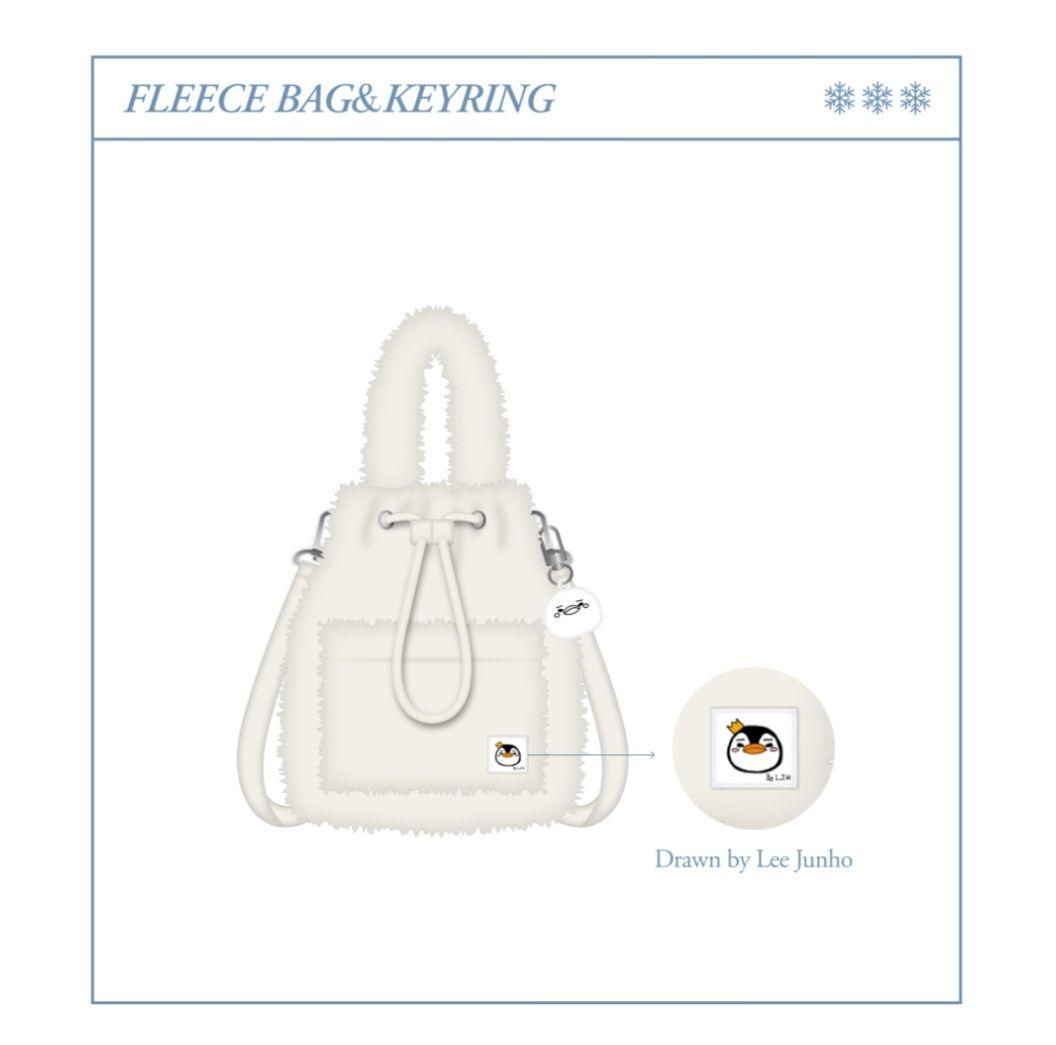 

[USED] Junho Seoul Concert Fleece Bag & Key Ring