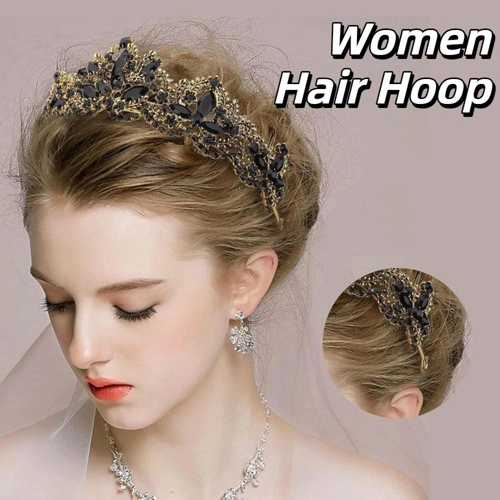 Sparkling Bridal Princess Crown Luxury Rhinestone Diadem Wedding Head Wear Birthday Party