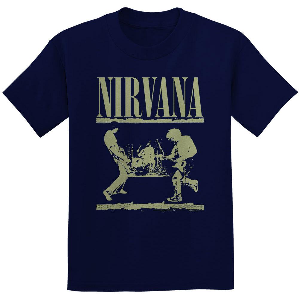 26 Nirvana Kurt Cobain Stage Performance erkend T-shirt voor mannen Unisex T-Shirt XL