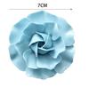 Chinese Blue Peony Rose Ceramic Flower Wall Mural Ornaments Home Livingroom Wall Sticker Decoration Club Hall Store Wall Hanging