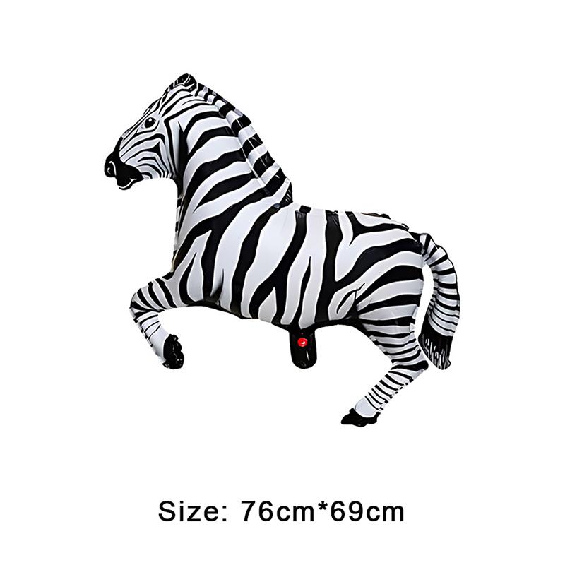 

1Pc Animal Horse Aluminum Foil Balloons Baby Shower Birthday Party Decorations Black White Brown Horse Helium Balloon Kids Toys A6