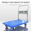 JINGRUIDA Foldable Plastic Flatbed Cart