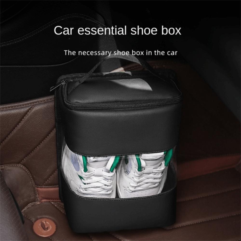 Waterproof Car Shoe Box Large Capacity Car Boot Shoe Box Convenient Shoe Storage Bag  Road Trip
