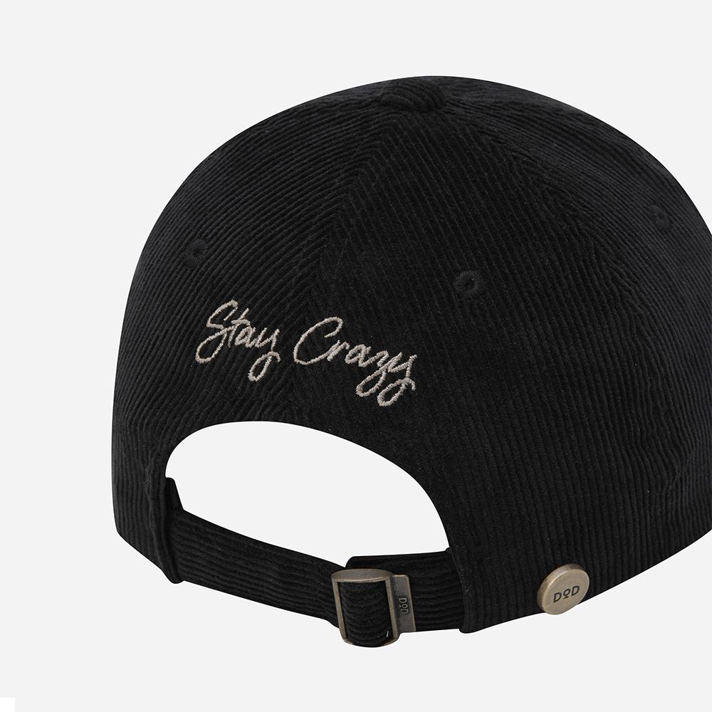 DOD Corduroy Ball Cap (Black)